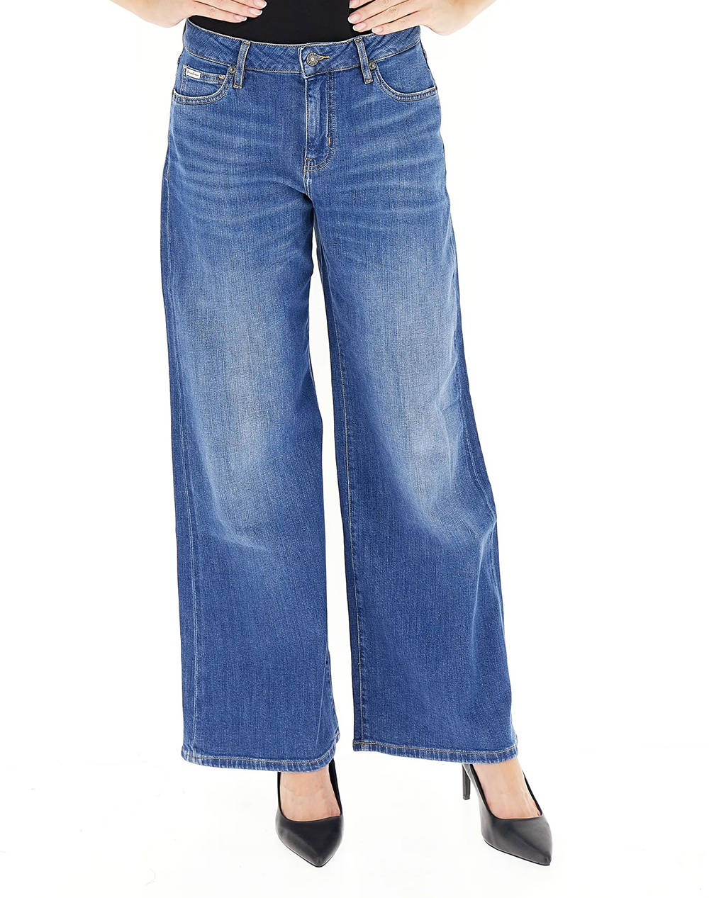 GUESS JEANS GJ G13 LOW RISE EXTRA WIDE PANTALONI DE DAMA