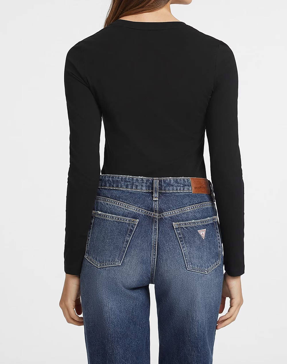GUESS JEANS GJ LS VN SLIM MINI AMERICA TEE BLUZA DE DAMA