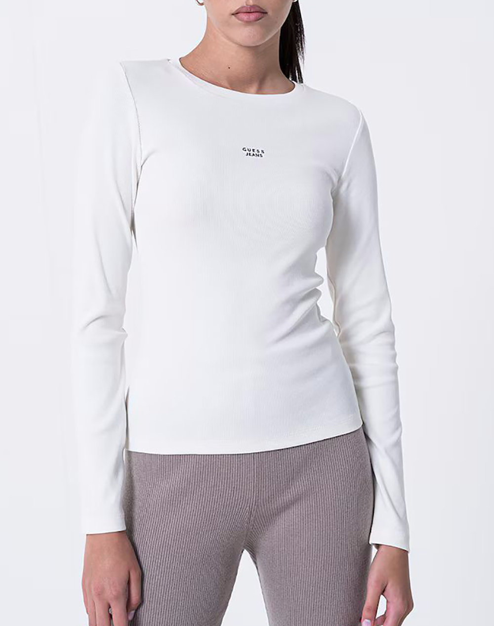 GUESS JEANS GJ LS CN EMBRO SLIM TOP BLUZA DE DAMA