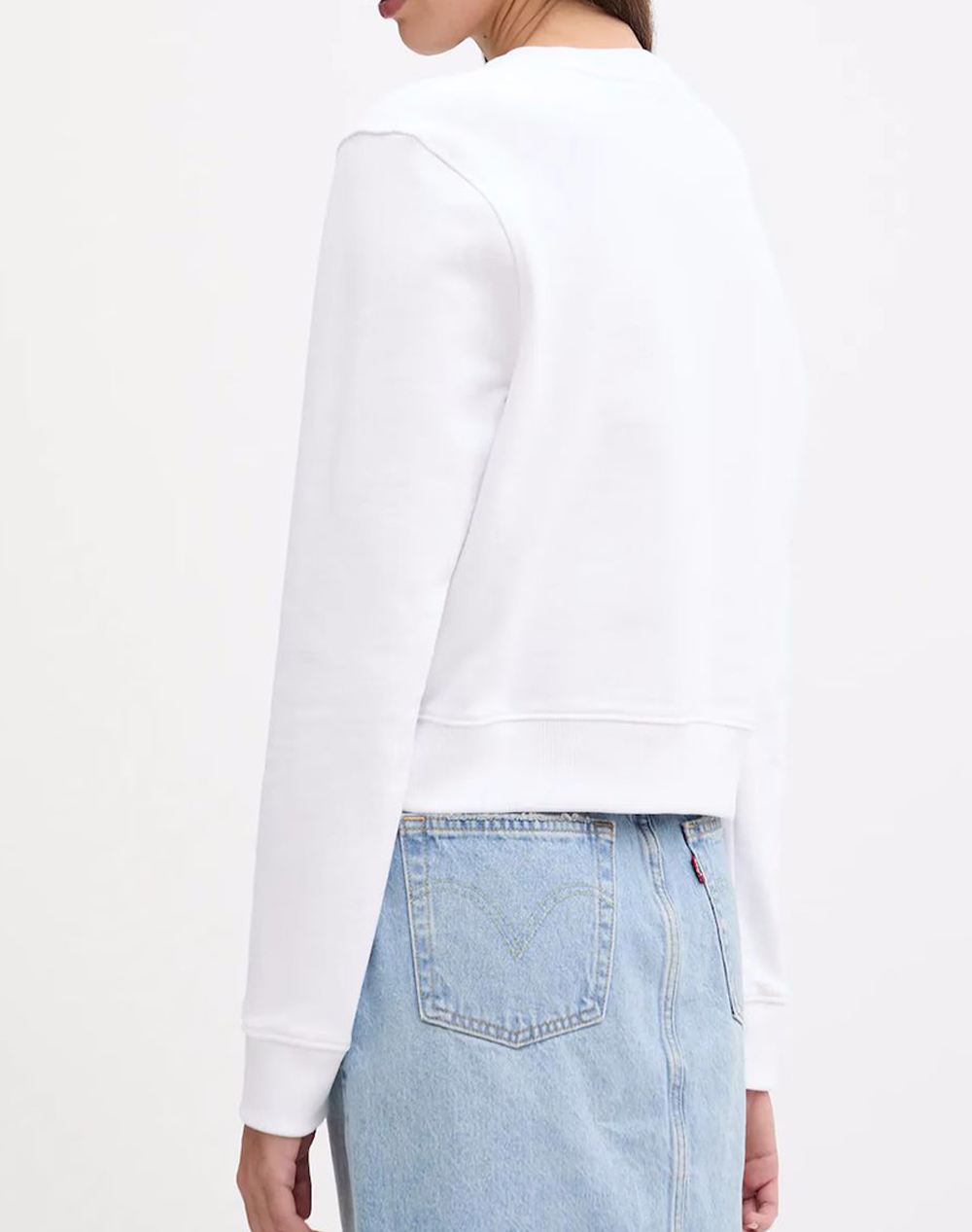 GUESS JEANS GJ CN CROPPED FLOWER SWEAT BLUZA DE DAMA