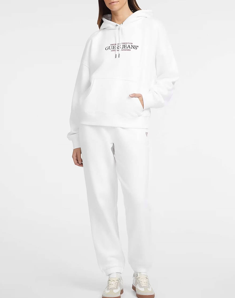 GUESS JEANS GJ HOOD OS AMERICAN TR SWEAT BLUZA DE DAMA