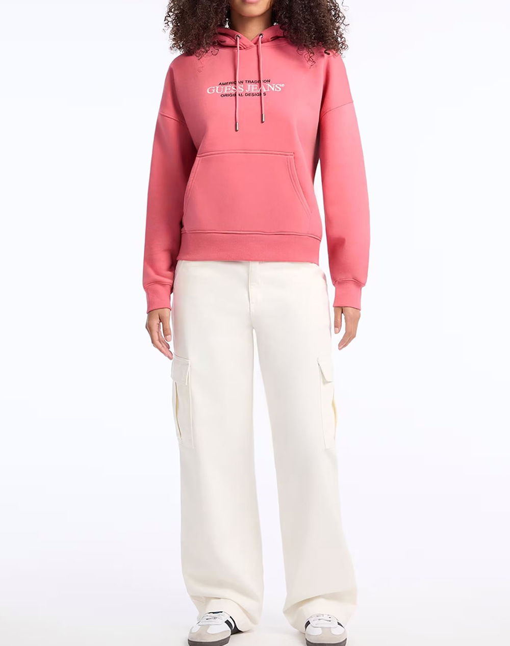GUESS JEANS GJ HOOD OS AMERICAN TR SWEAT BLUZA DE DAMA