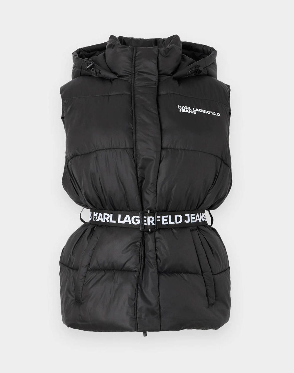 KARL LAGERFELD JEANS KLJ BELTED PUFFER VEST