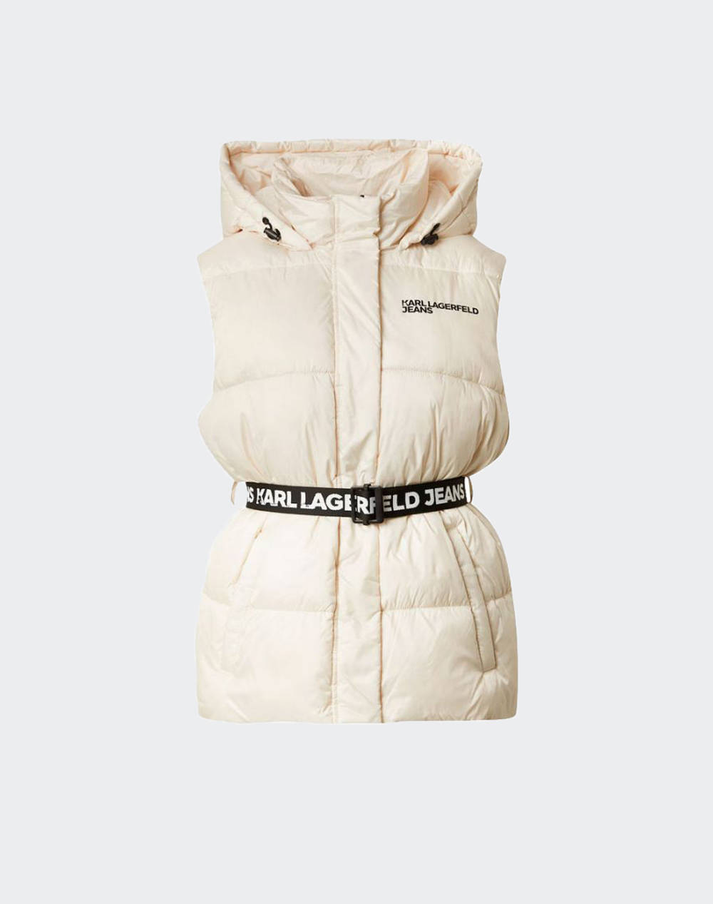 KARL LAGERFELD JEANS KLJ BELTED PUFFER VEST