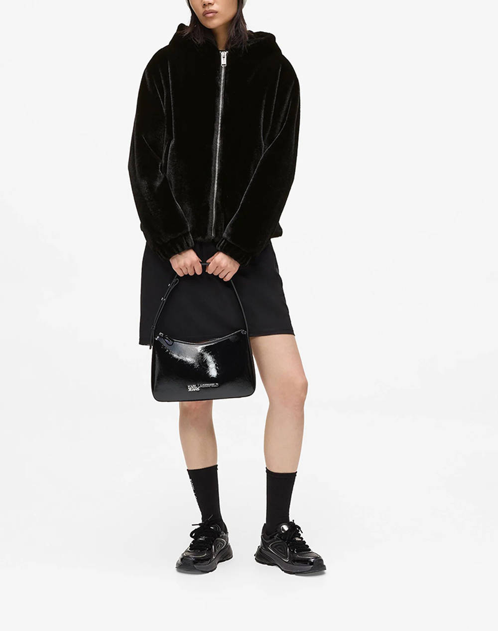 KARL LAGERFELD JEANS KLJ FAUX FUR JACKET