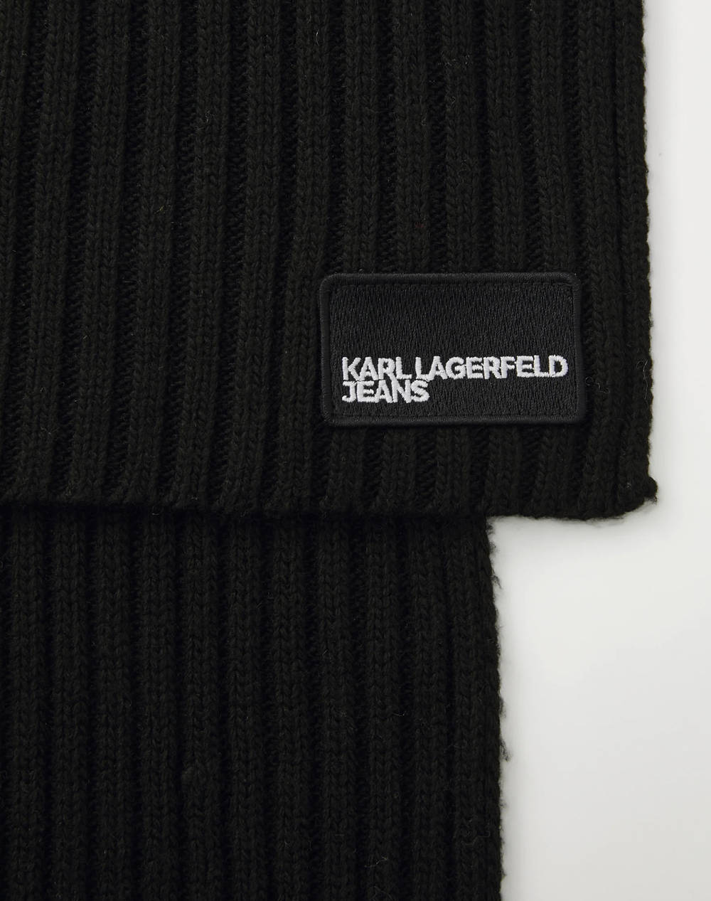 KARL LAGERFELD JEANS KLJ PATCH LOGO SCARF
