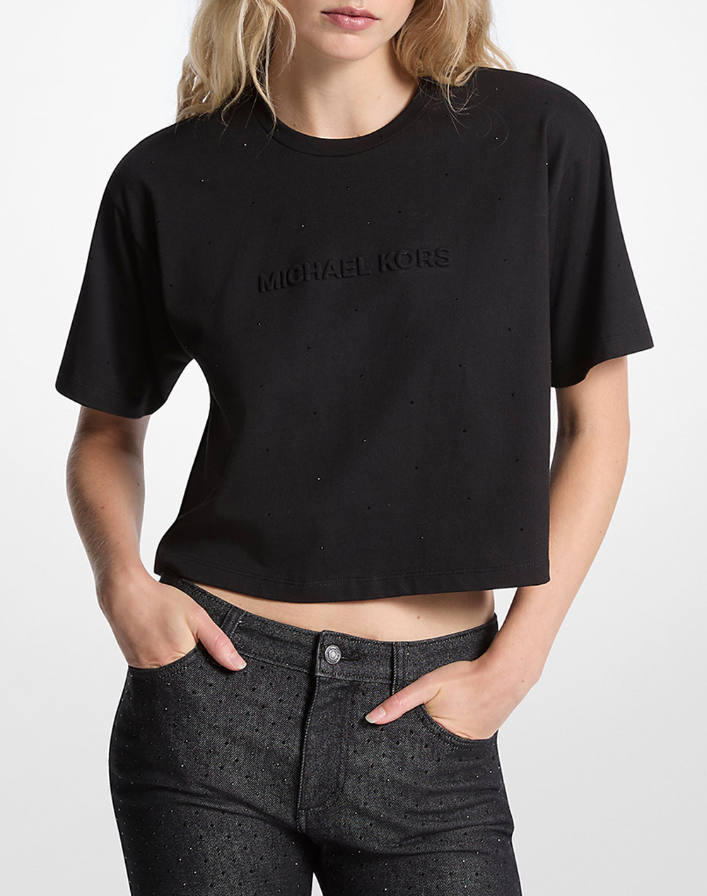 MICHAEL KORS MF551TR2ZU BLUZA CU MANECA SCURTA MICHAEL MICHAEL KORS