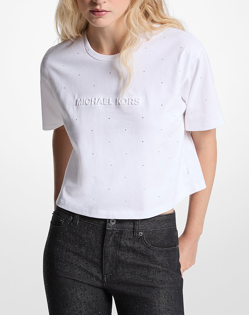MICHAEL KORS MF551TR2ZU BLUZA CU MANECA SCURTA MICHAEL MICHAEL KORS