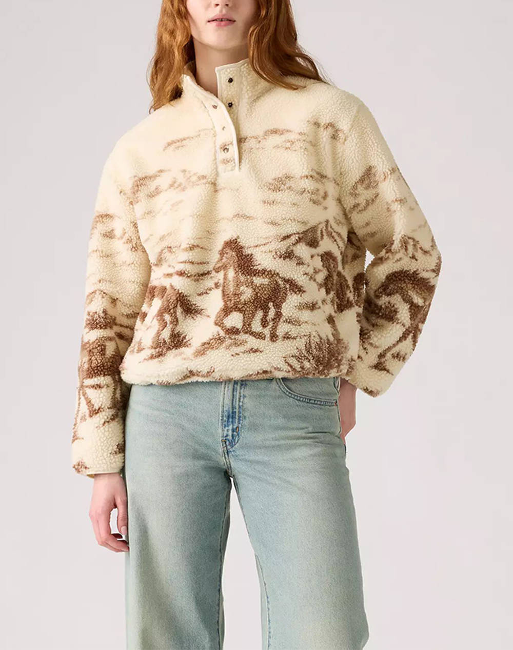 LEVIS KASEY SHERPA PULLOVER OW