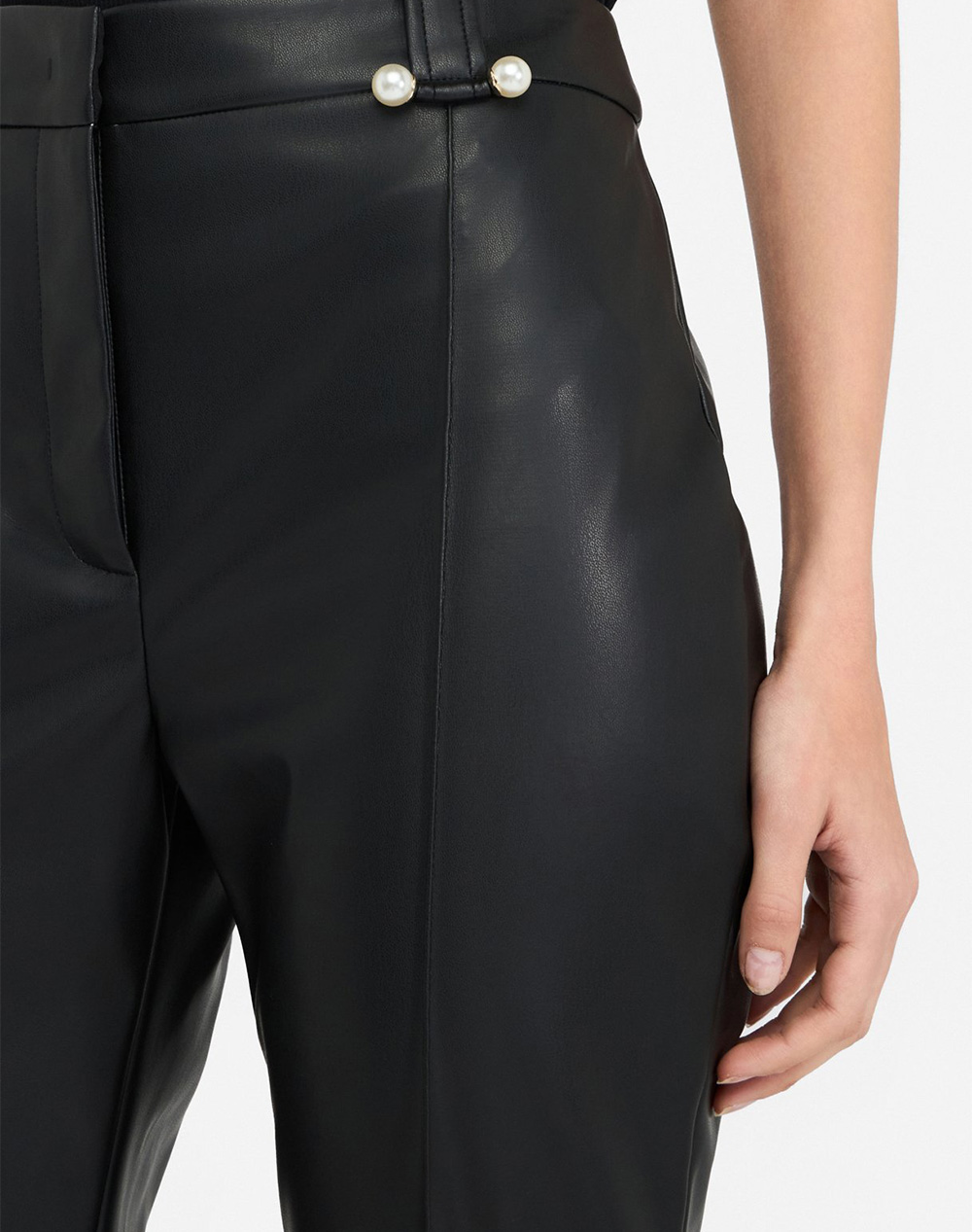 LIU JO BLACK_CF5C25_PANT. FIT&FLARE PANTALONI DE DAMA