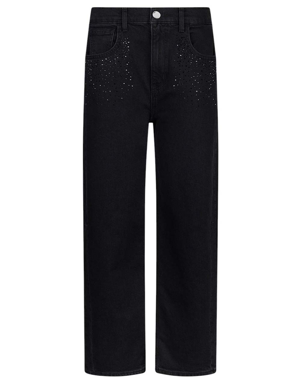 LIU JO DENIM_UF5D02_ECS PANT.BOY CULT STRASS PANTALONI DE DAMA