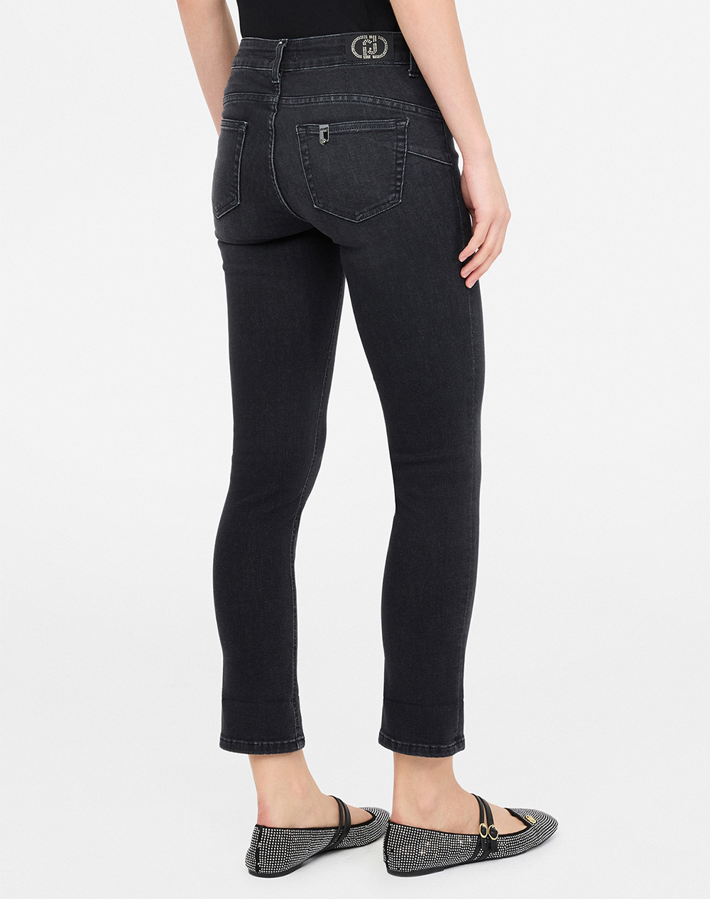 LIUJO BLACK_UF5D45_B.UP MONROE REG.W. PANTALONI DE DAMA