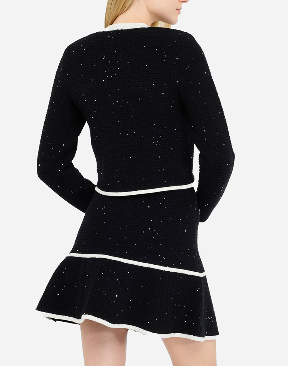 LIU JO BLACK_CF5M16_ECS GIACCA IN MAGLIA M/L SACOU DE DAMA