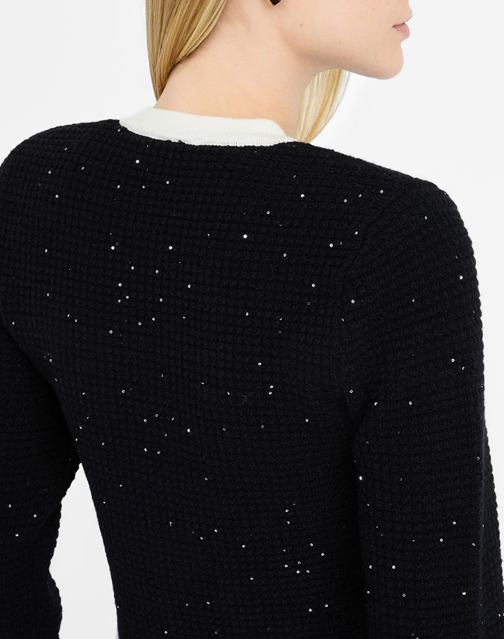 LIU JO BLACK_CF5M16_ECS GIACCA IN MAGLIA M/L SACOU DE DAMA