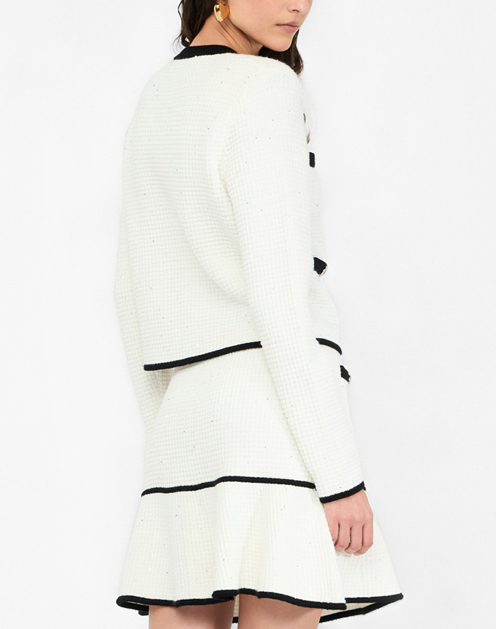 LIU JO BLACK_CF5M16_ECS GIACCA IN MAGLIA M/L SACOU DE DAMA