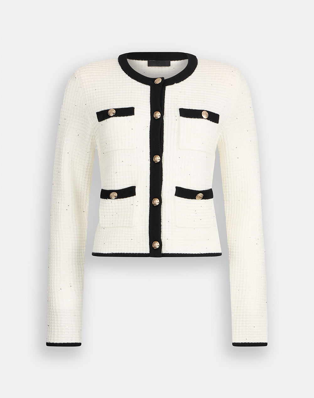 LIU JO BLACK_CF5M16_ECS GIACCA IN MAGLIA M/L SACOU DE DAMA