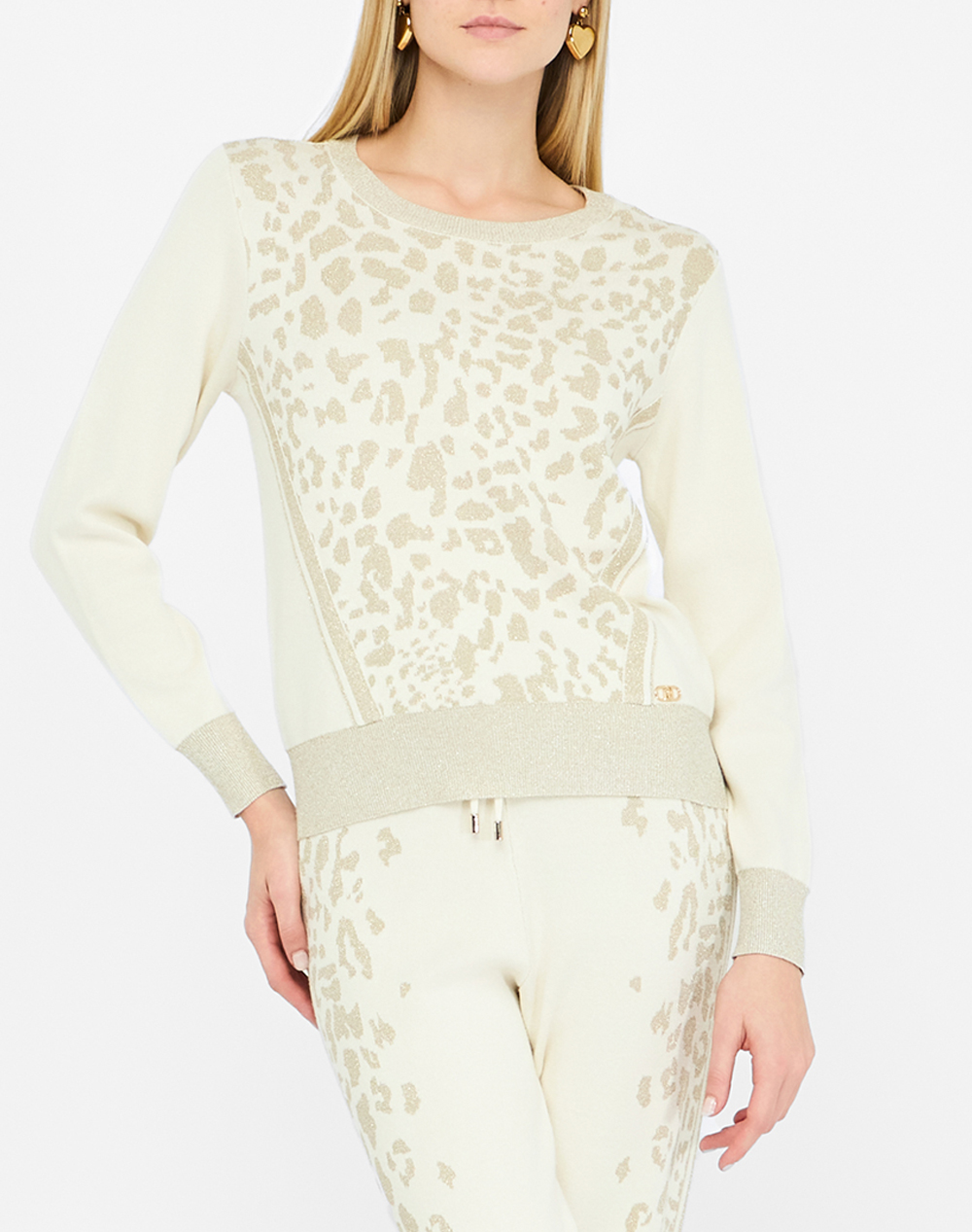 LIU JO SPORT_TF5M19_ECS MAGLIA CHIUSA M/L BLUZA DE DAMA