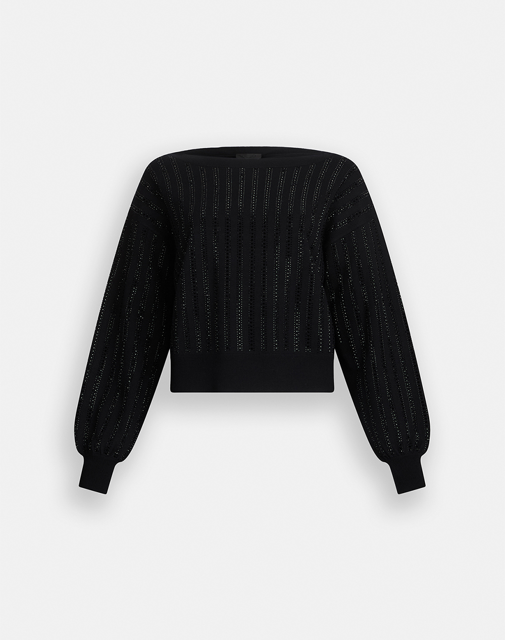 LIU JO BLACK_CF5M12_MAGLIA CHIUSA M/L BLUZA DE DAMA
