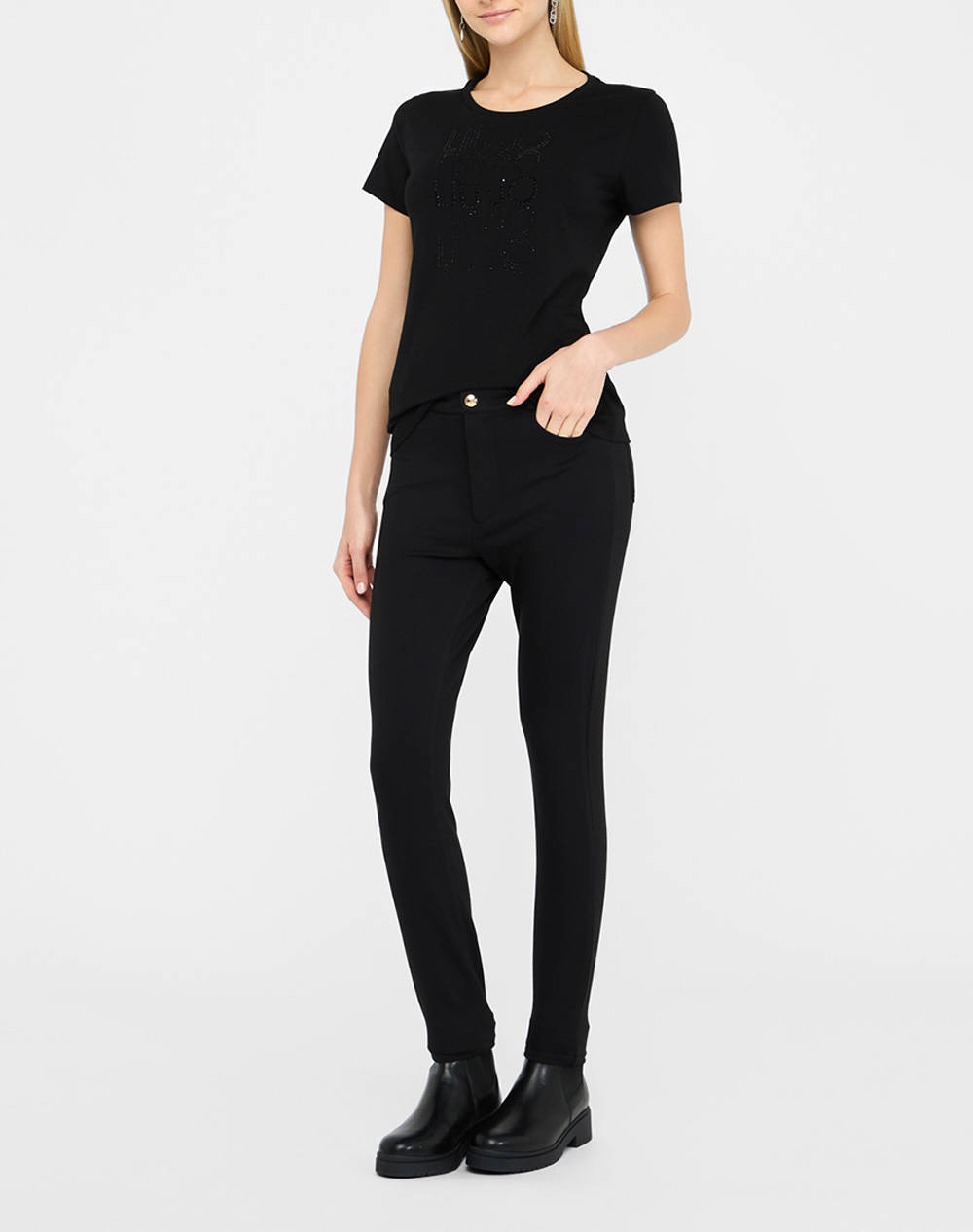 LIU JO SPORT_TF5J30_ECS T-SHIRT M/C BLUZA DE DAMA