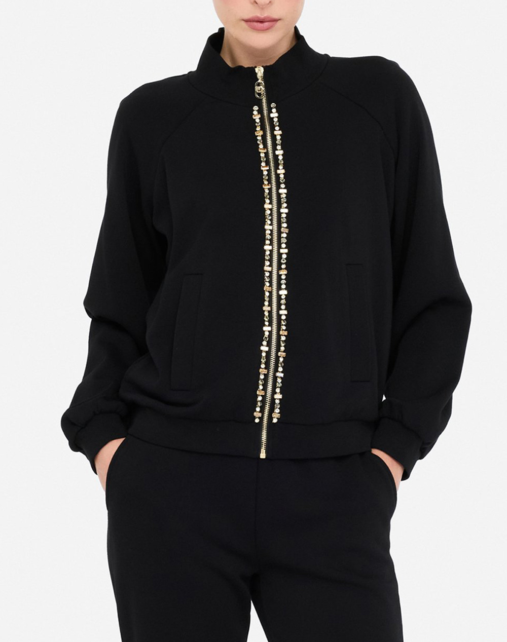 LIU JO SPORT_TF5F12_ECS FELPA APERTA JACHETA DE DAMA