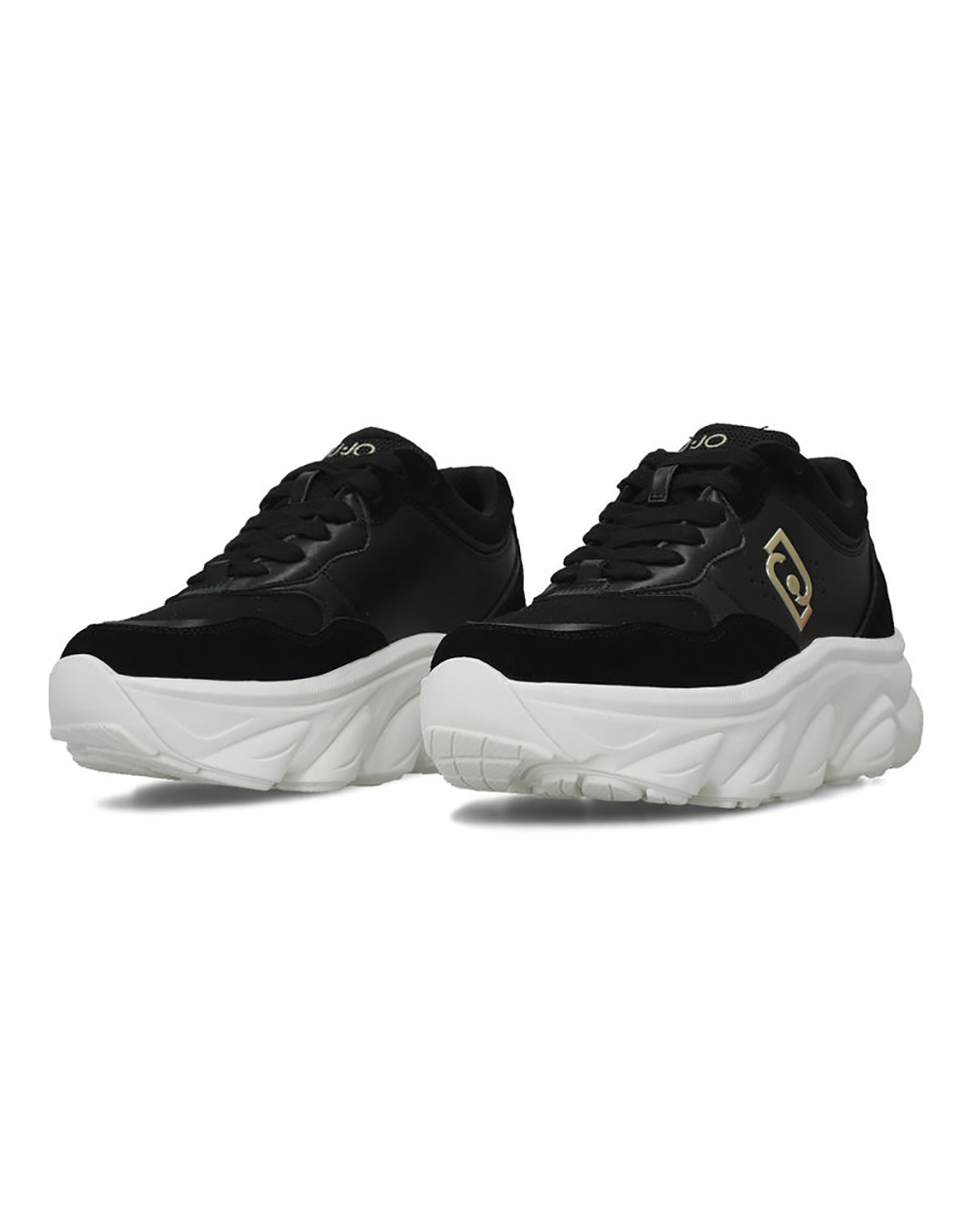 LIU JO SPORT STEFFY 01 - SNEAKER CALF LEATHER COW SUE INCALTAMINTE DE DAMA