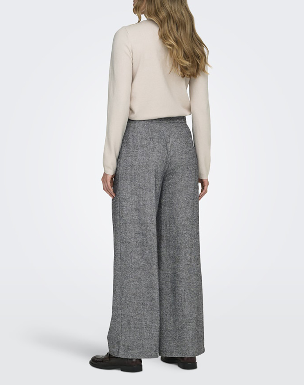 ONLY ONLBEKKA LIFE HW WIDE WOOL LOOK PANT TLR