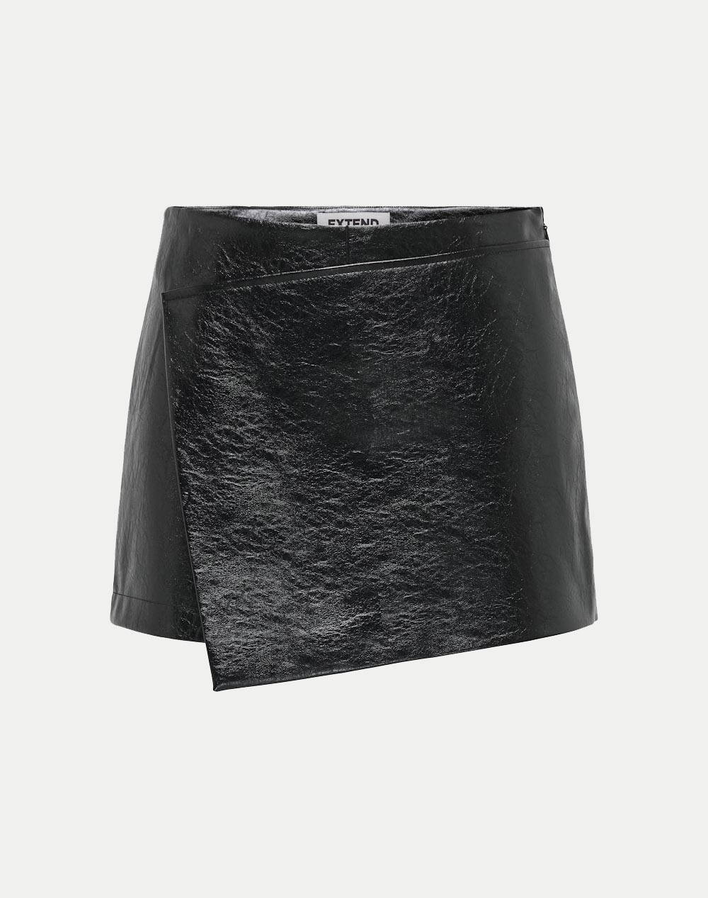 ONLY ONLREBEL HW FAUX LEATHER SKORT XT PNT