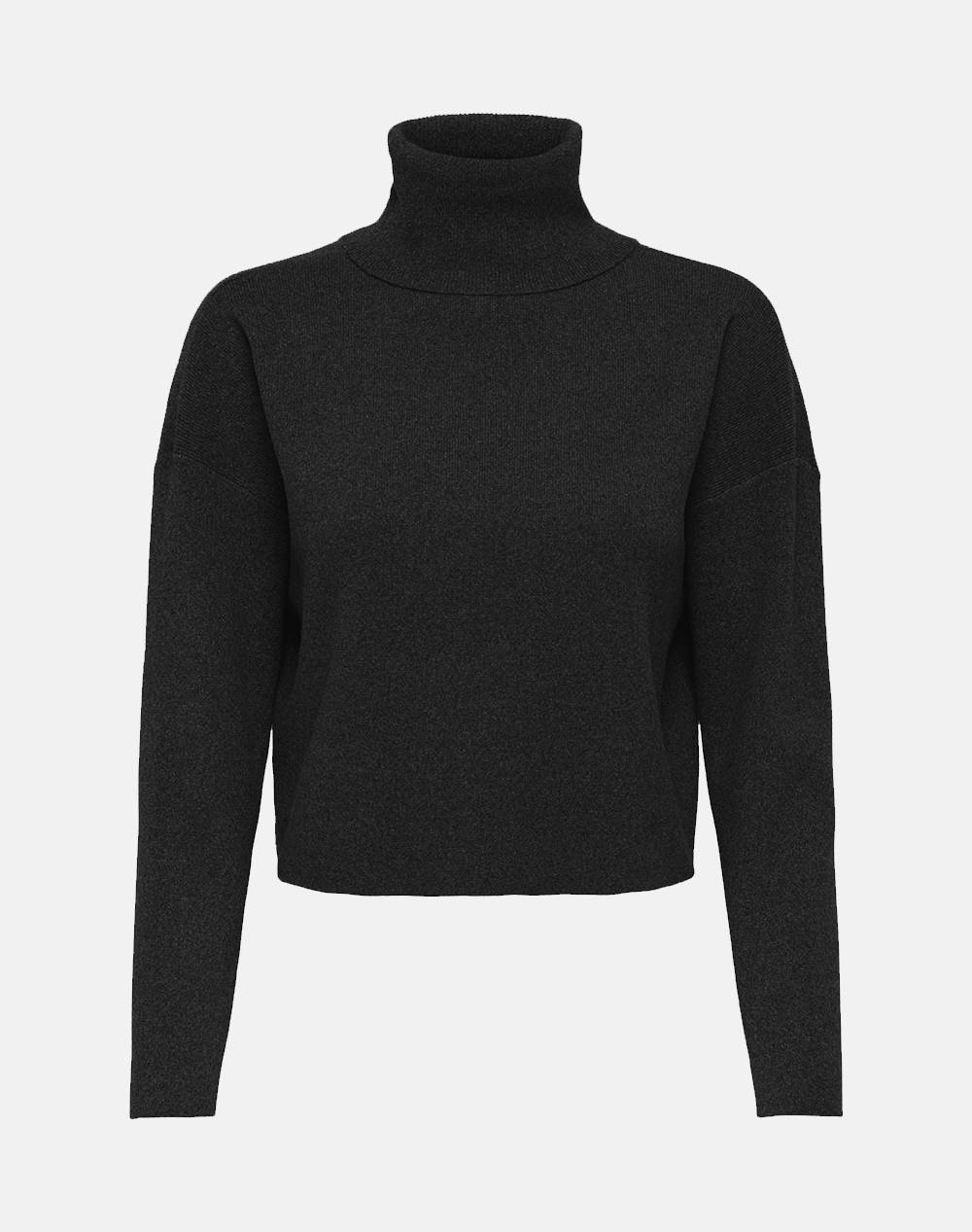 ONLY ONLAMA LIFE LS RIB ROLLNECK CC KNT