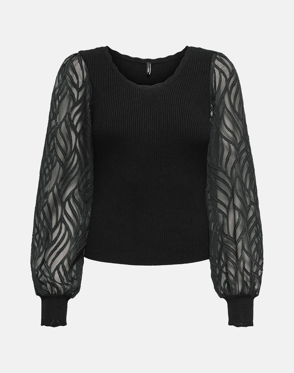ONLY ONLJULIE LS RIB MIX O-NECK CC KNT