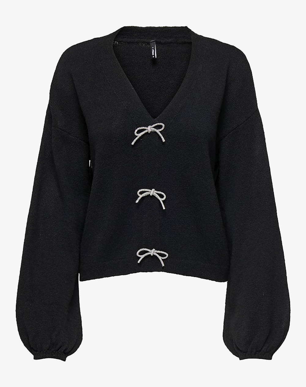 ONLY ONLDONNA LS BOW V-NECK KNT