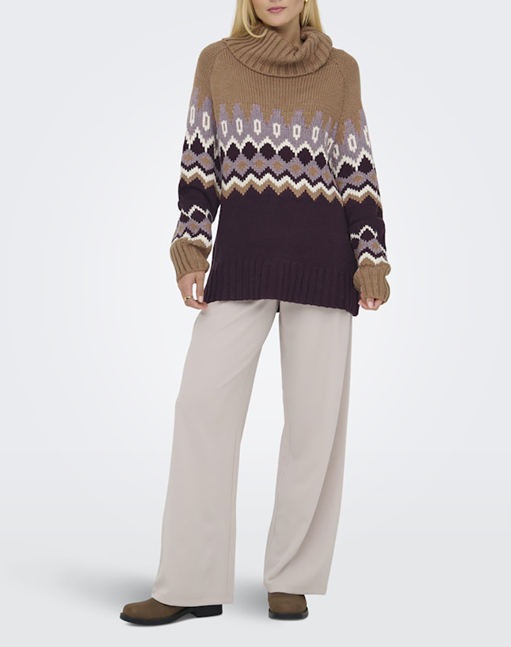 ONLY ONLROCK LS JQ ROLLNECK KNT