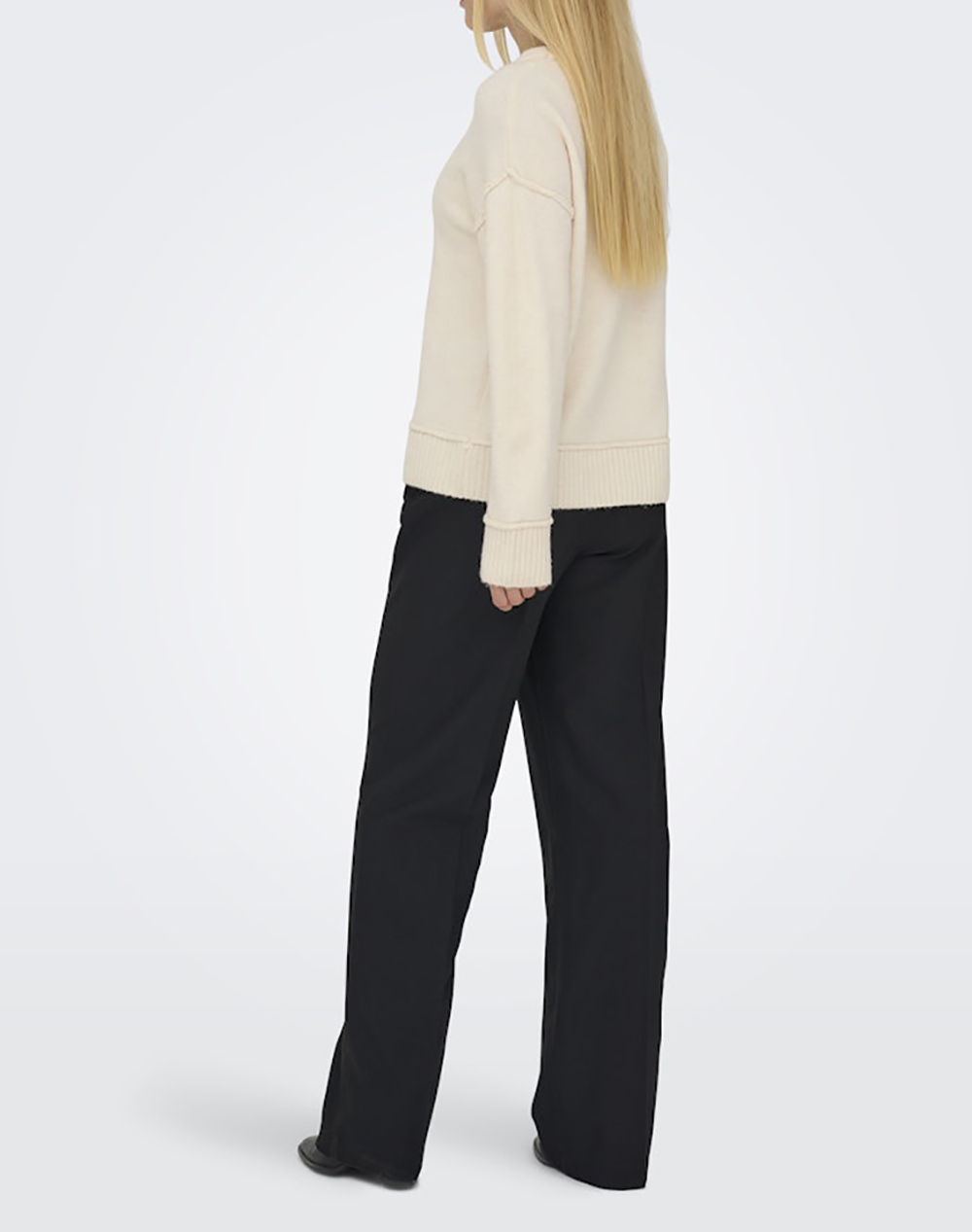 ONLY ONLHAZEL LIFE LS DETAIL O-NECK BF KNT