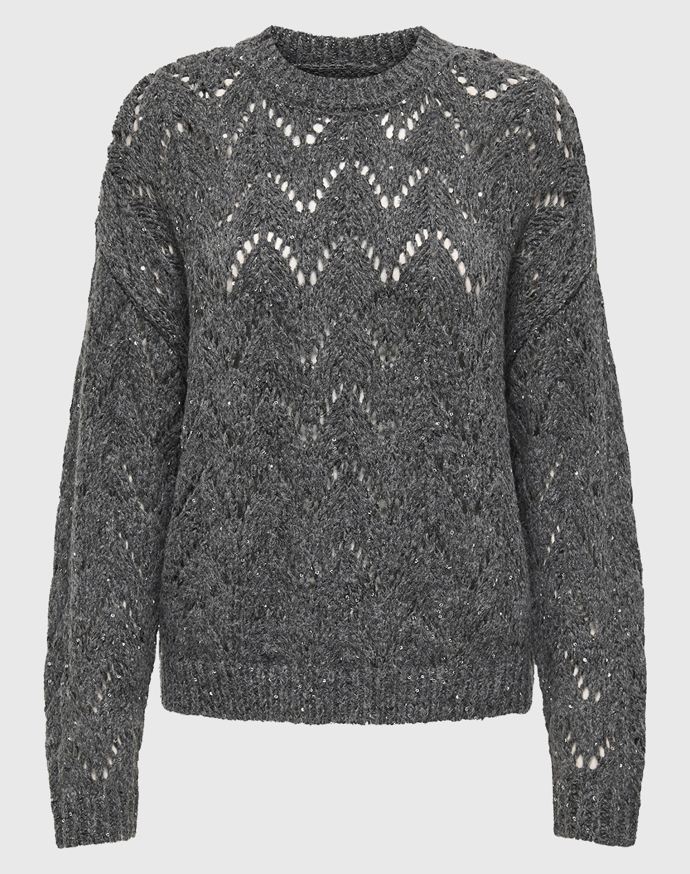 ONLY ONLLOUISIANA LS SEQUINS O-NECK KNT