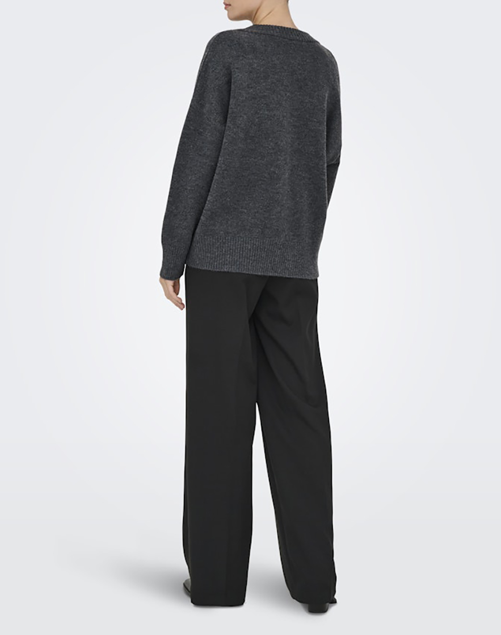 ONLY ONLMARI LS LOOSE V-NECK KNT