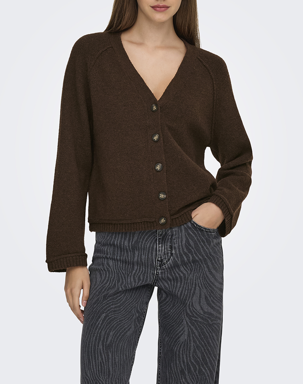 ONLY ONLHAZEL LIFE LS CARDIGAN BF KNT