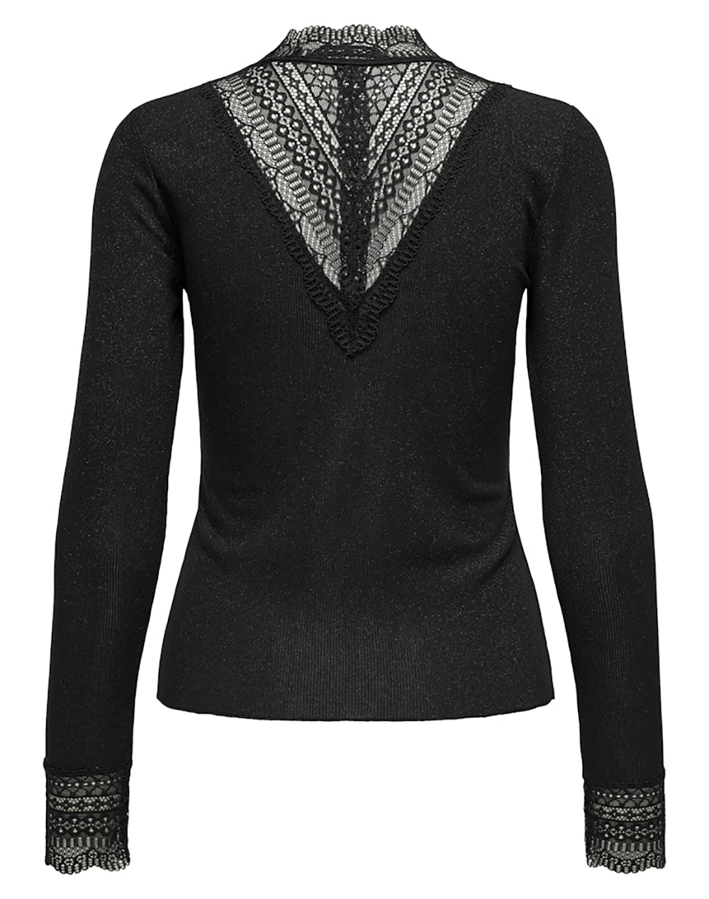 ONLY ONLTILDE GLITTER L/S HIGHNECK TOP JRS
