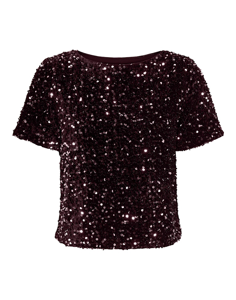 ONLY ONLANIKA SS SEQUINS BOAT TOP WVN