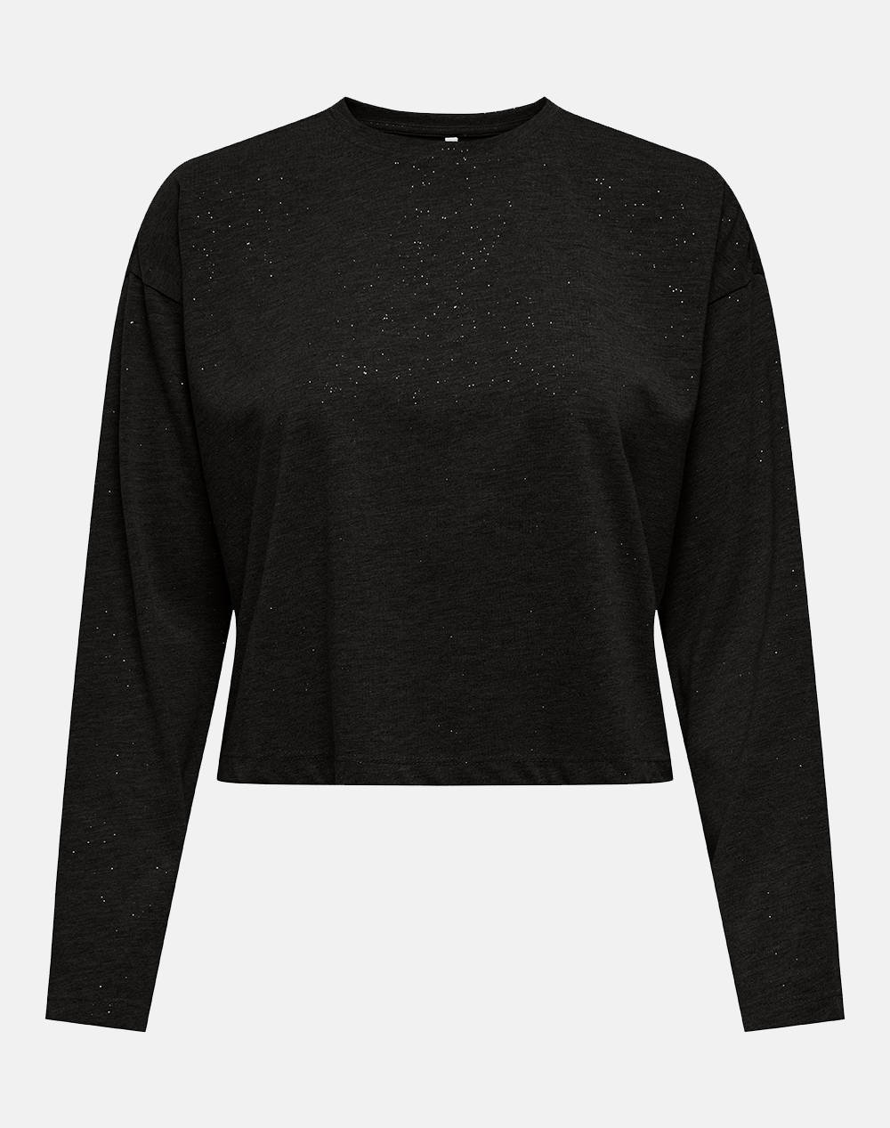 ONLY ONLMELLE L/S GLITTER TOP JRS