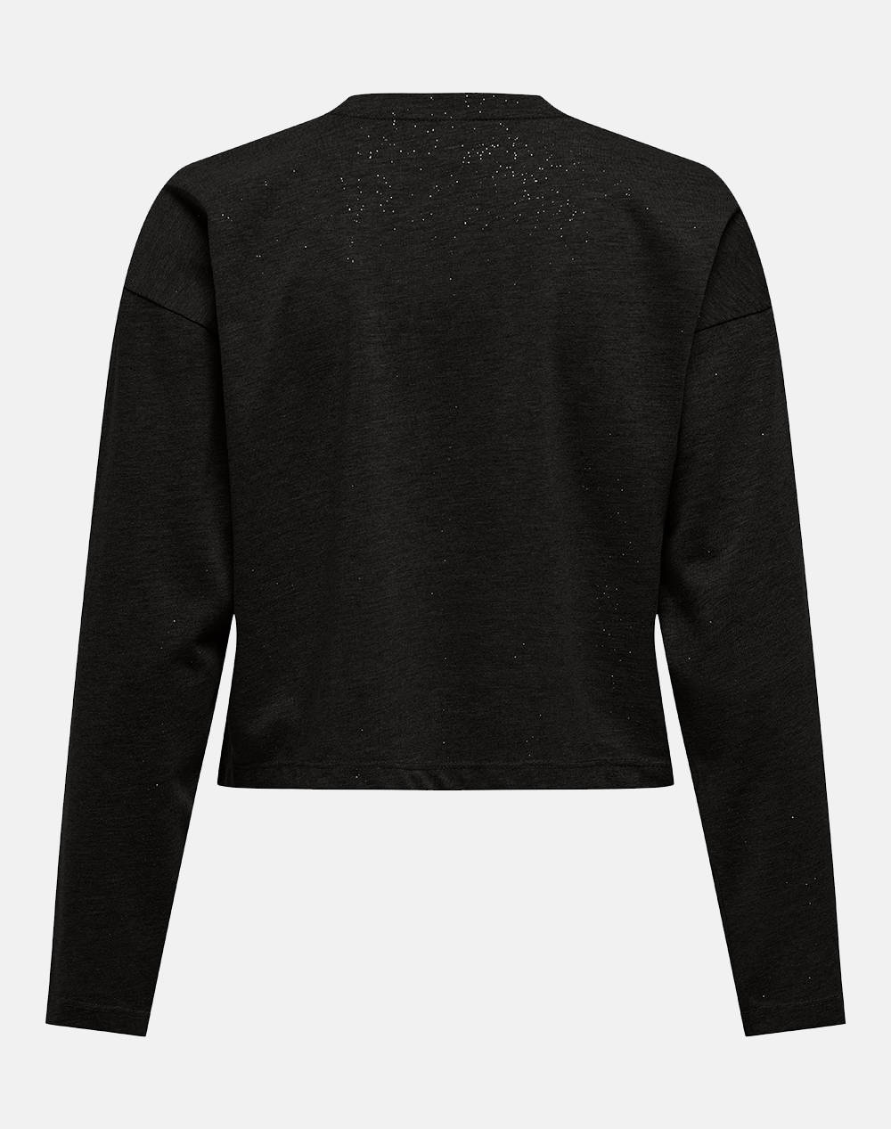 ONLY ONLMELLE L/S GLITTER TOP JRS