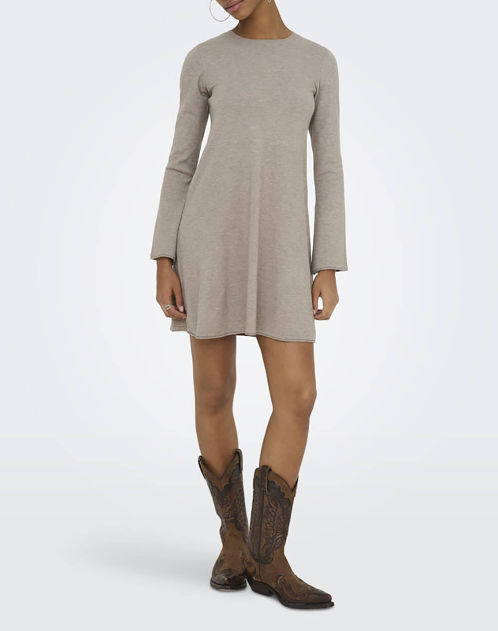 ONLY ONLAMALIO LIFE LS ONECK DRESS KNT
