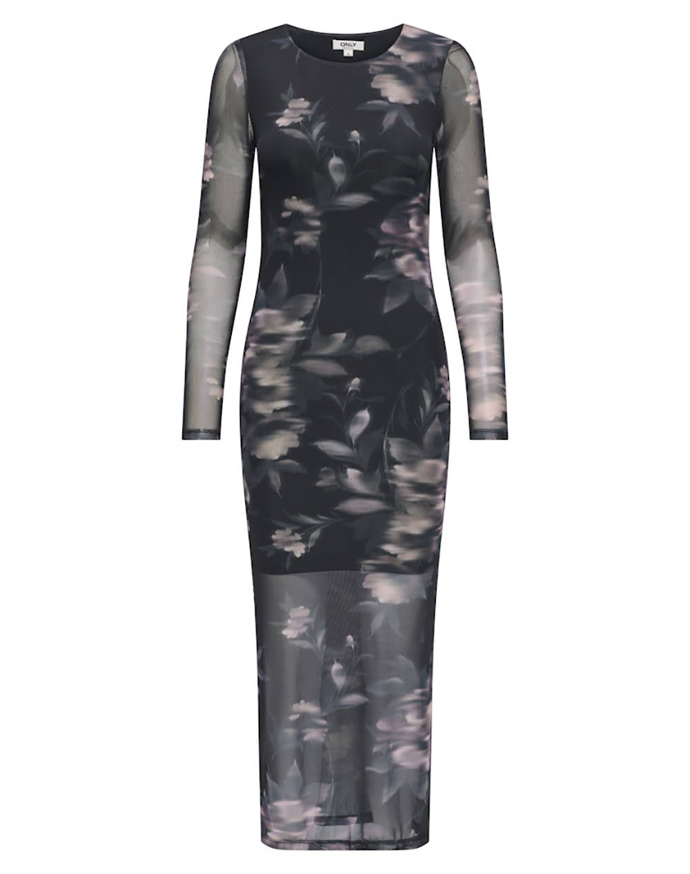 ONLY ONLKAYA LIFE LS MIDI MESH DRESS WVN