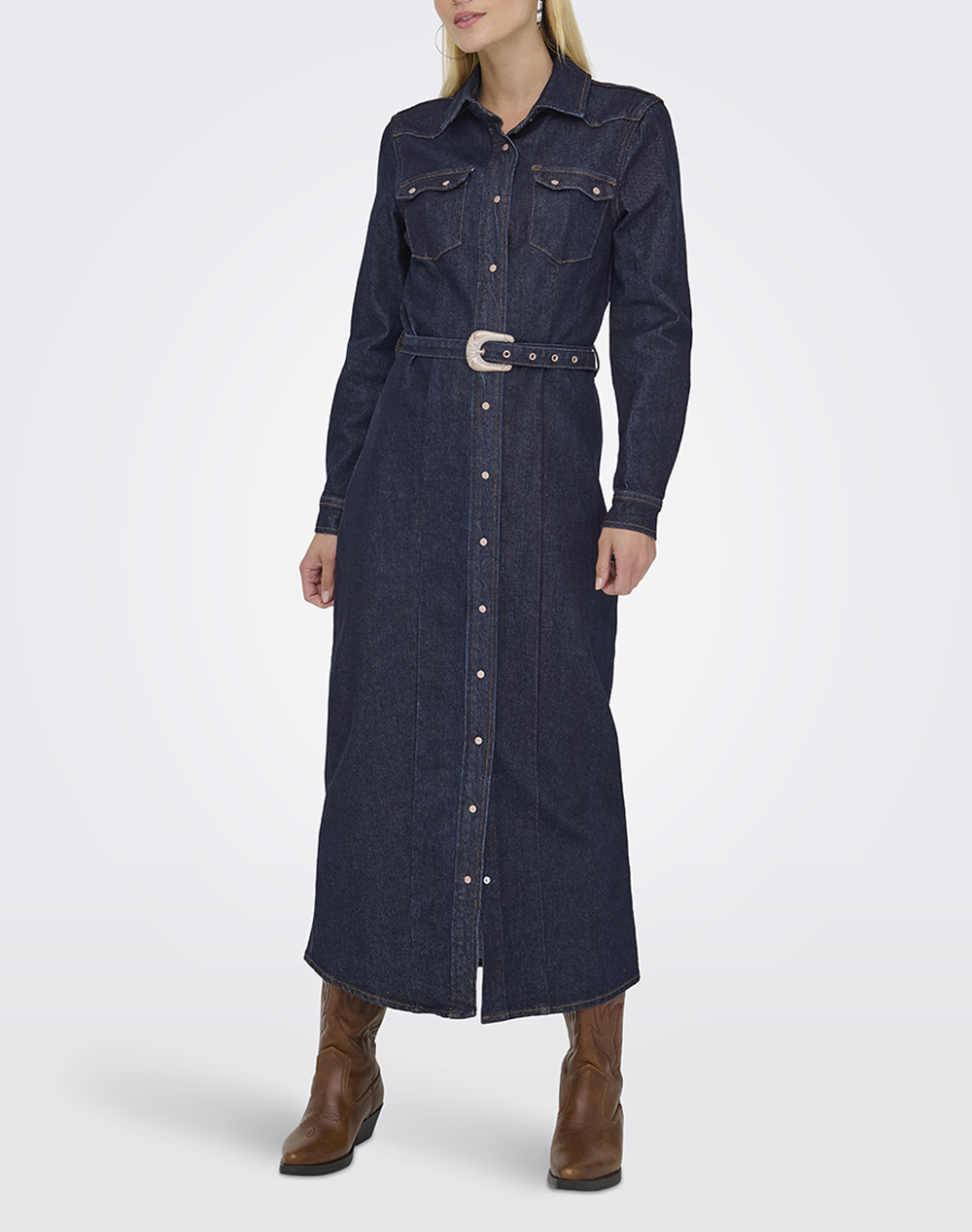 ONLY ONLCAMOMILE LS DNM DRESS BF MAE