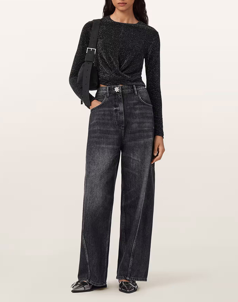 ALL SAINTS SKYLAR LS TEE