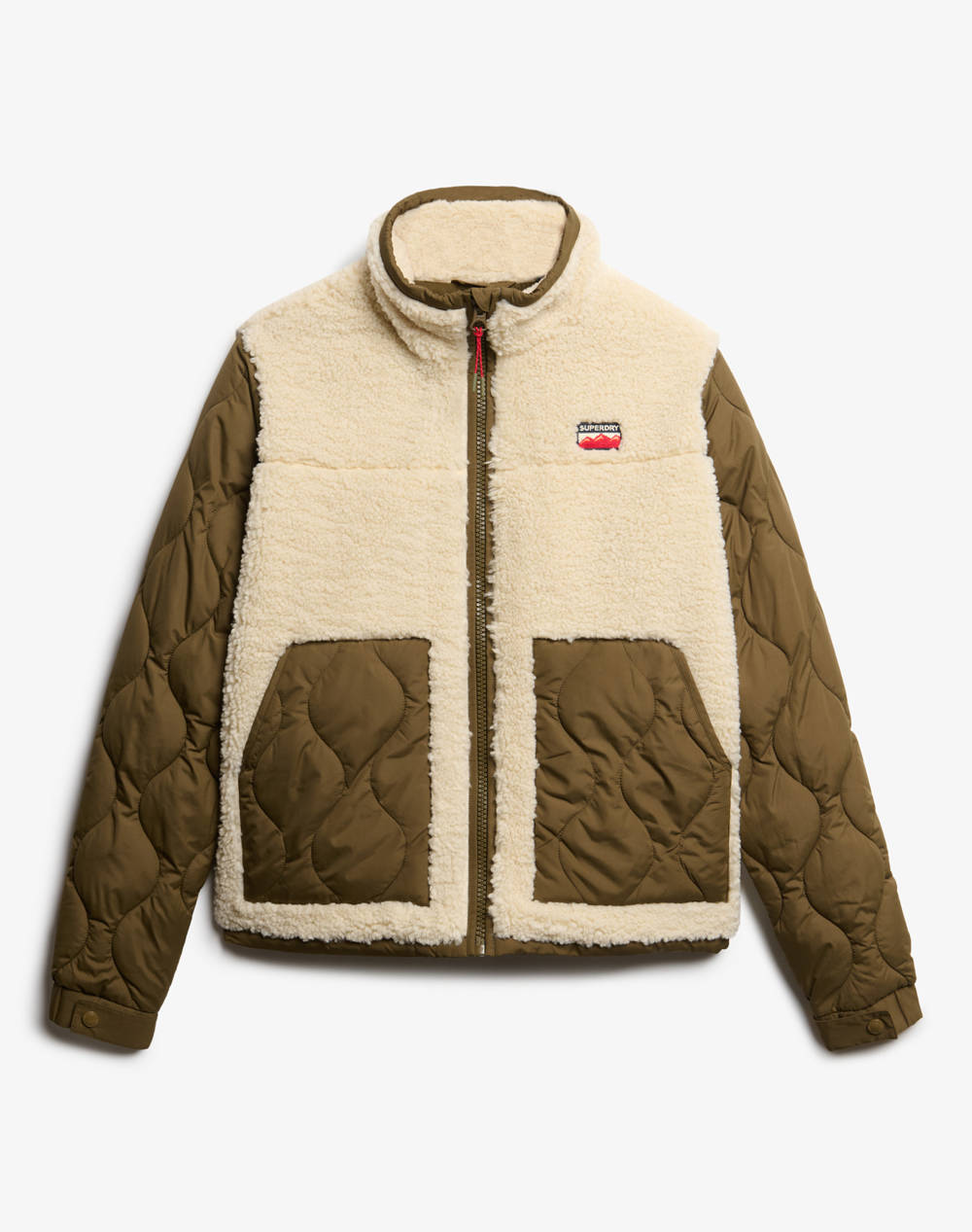 SUPERDRY D1 OVIN FLEECE HYBRID JACKET GEACA DE DAMA