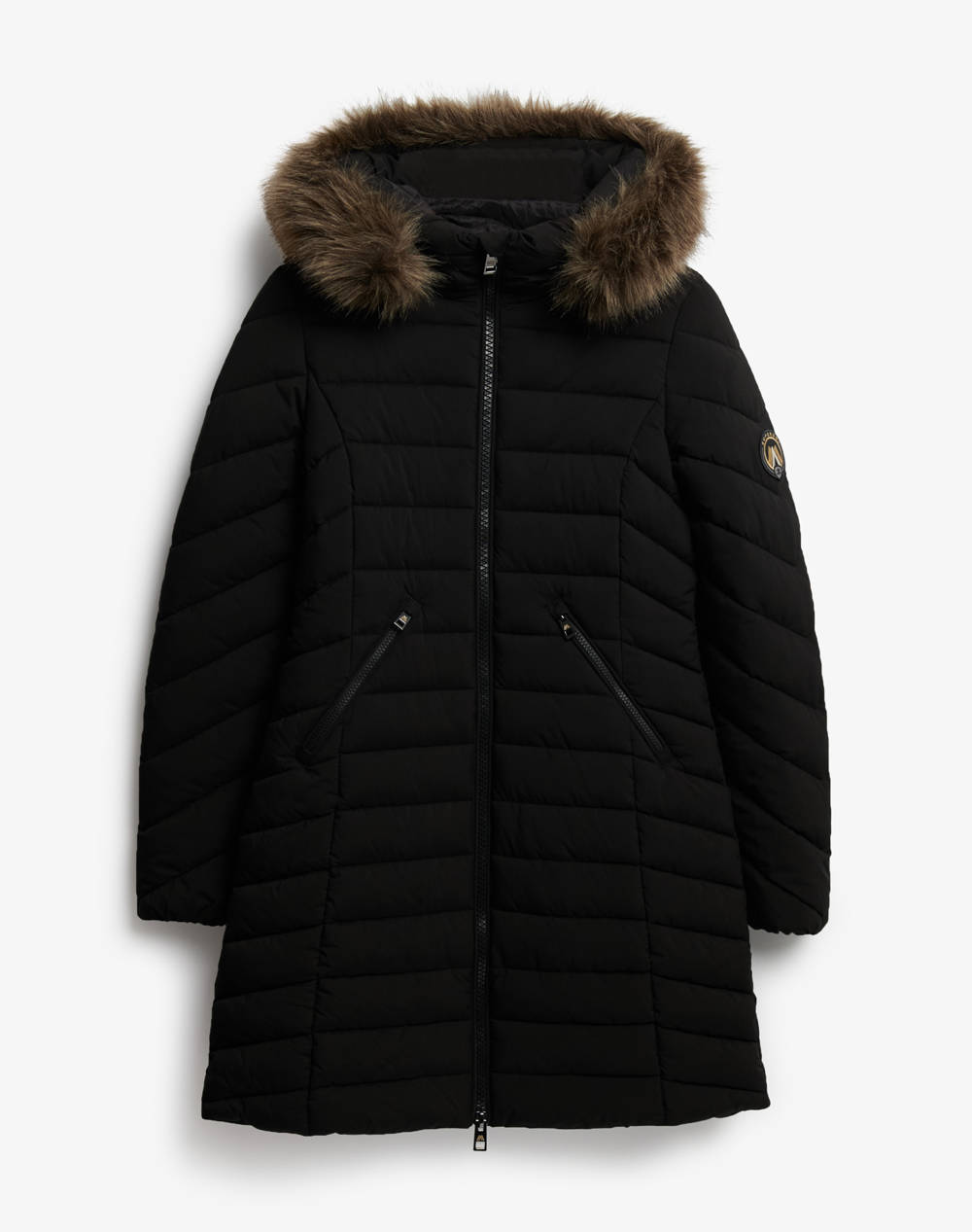 SUPERDRY D2 OVIN FUJI FAUX FUR HOOD MID LENGTH GEACA DE DAMA