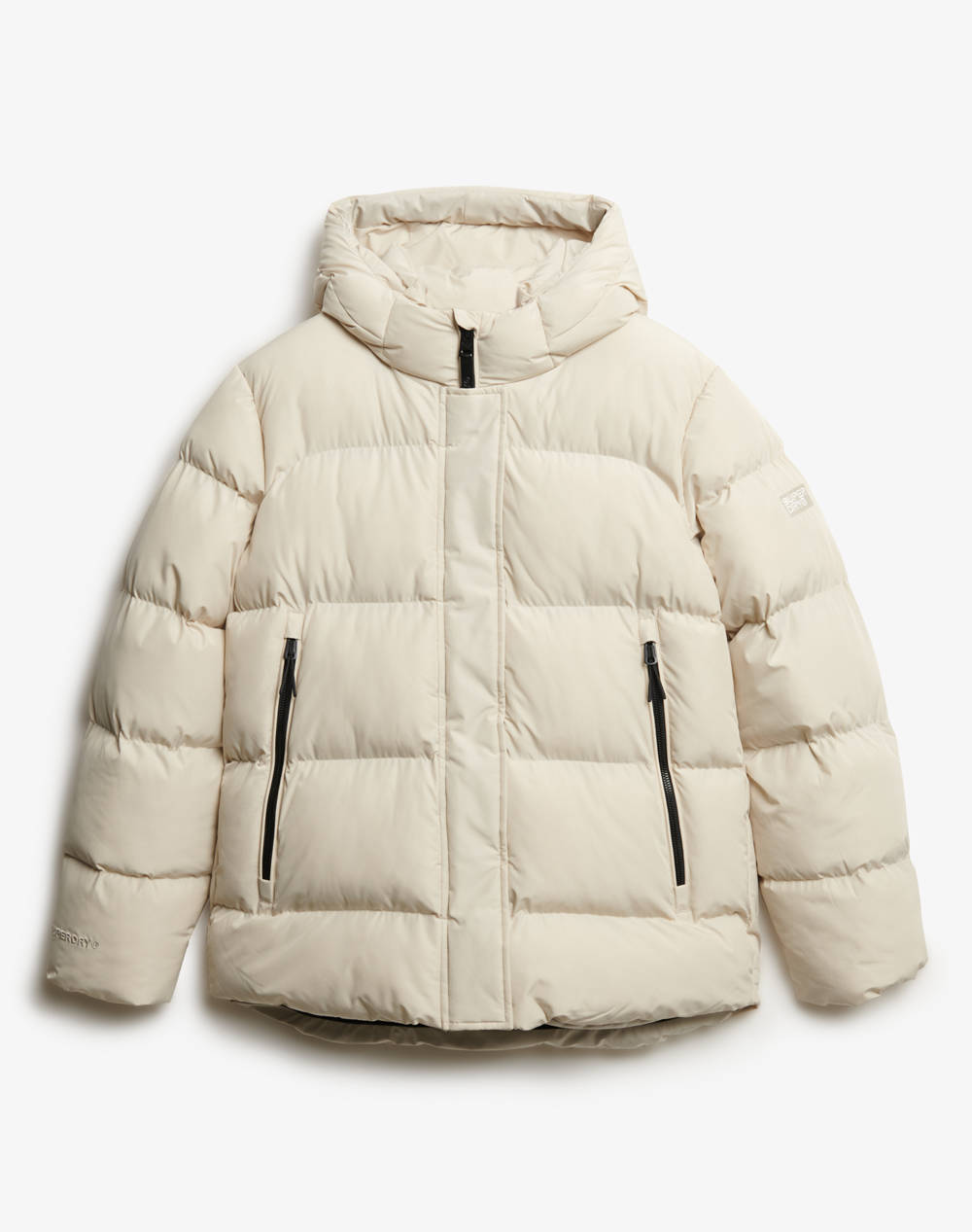 SUPERDRY D1 SDSW HOODED 5 BAFFLE SPORTS PUFFER GEACA DE DAMA