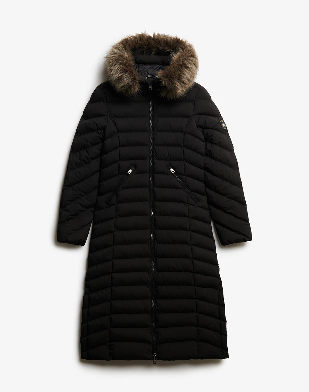 SUPERDRY D2 OVIN FUJI FAUX FUR HOODED LONGLINE GEACA DE DAMA