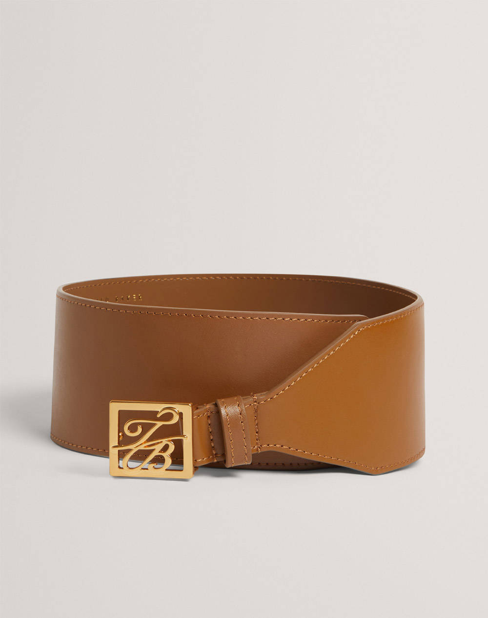 TED BAKER ANIIKAA TB Script Leather Waist Belt