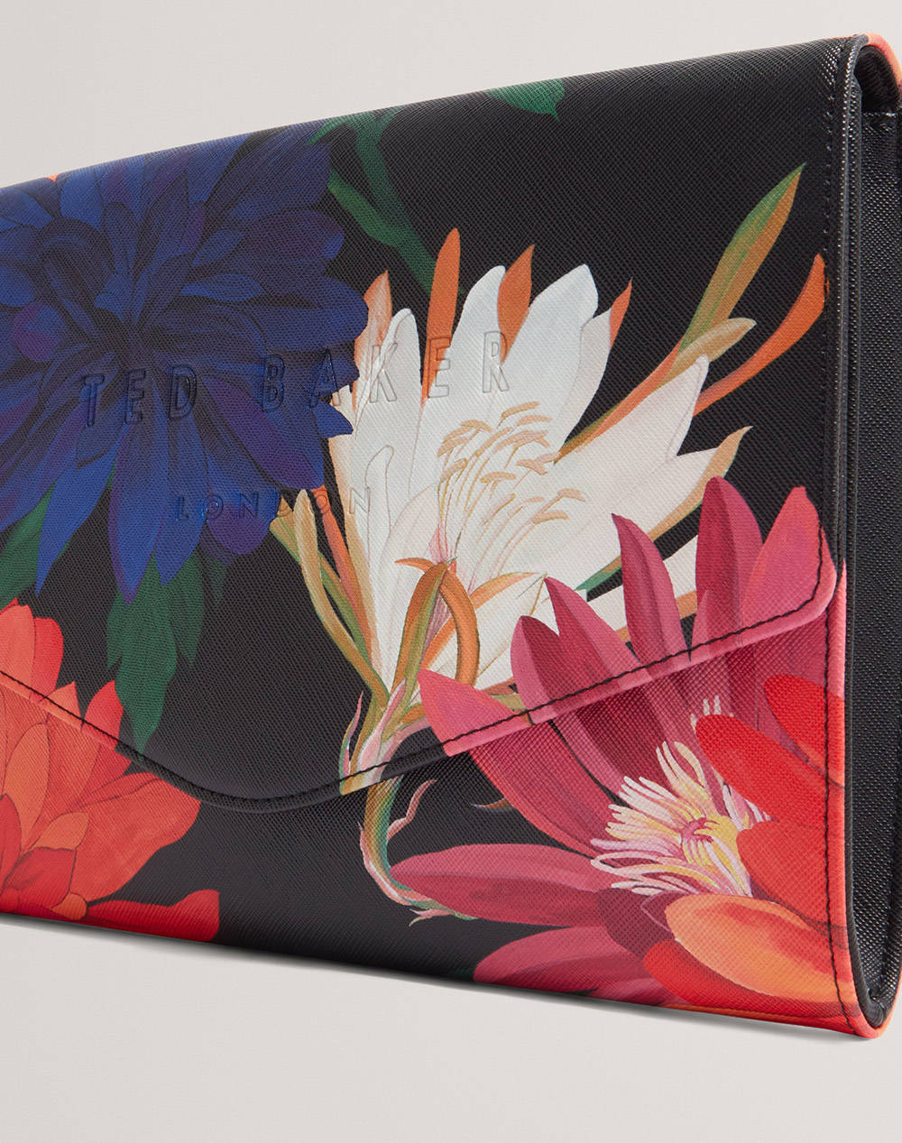 TED BAKER AMARSAY Printed Dahlia Icon Envelope Pouch (Dimensiuni: 26 x 18.5 x 3cm.)