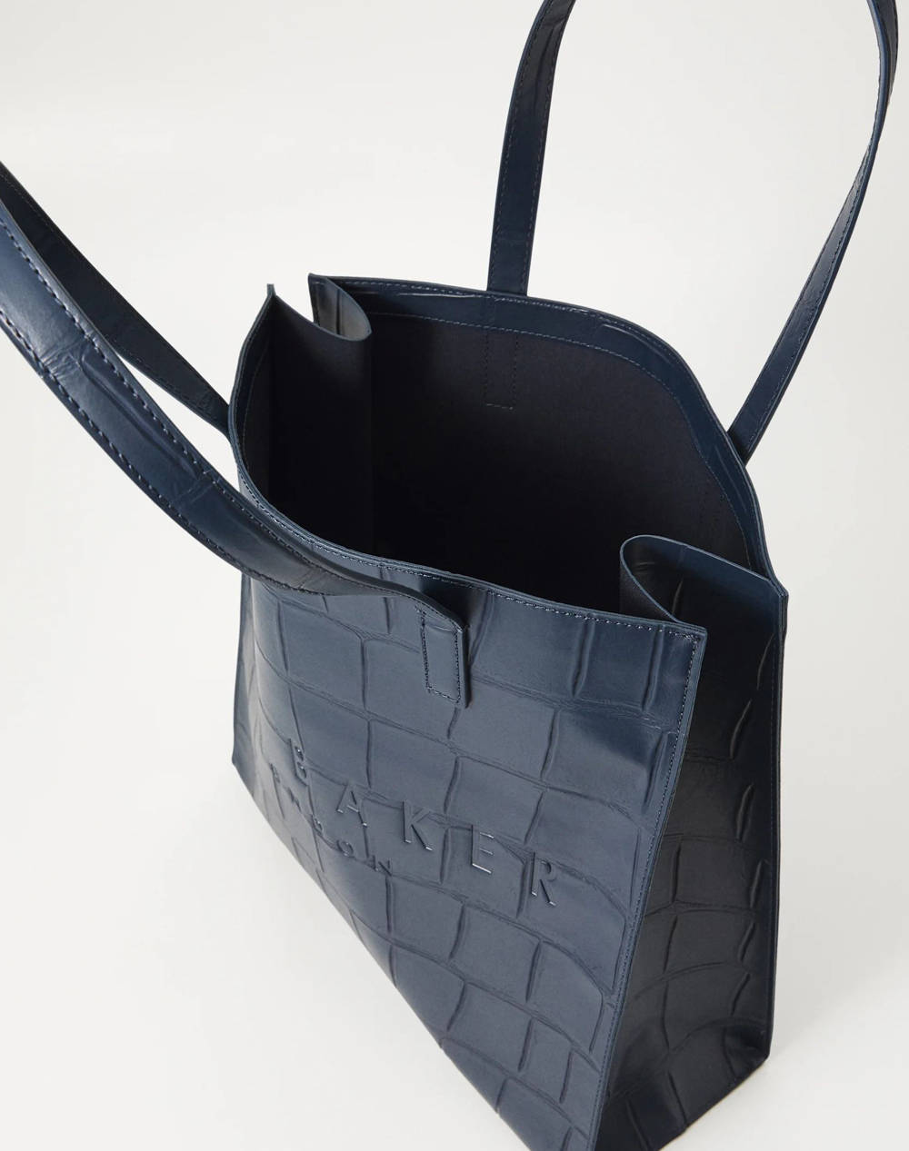 TED BAKER CROCCON Croc Effect Large Icon Bag (Dimensiuni: 34.5 x 34.5 x 11,5cm.)